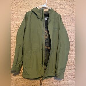 The North Face fishtail parka